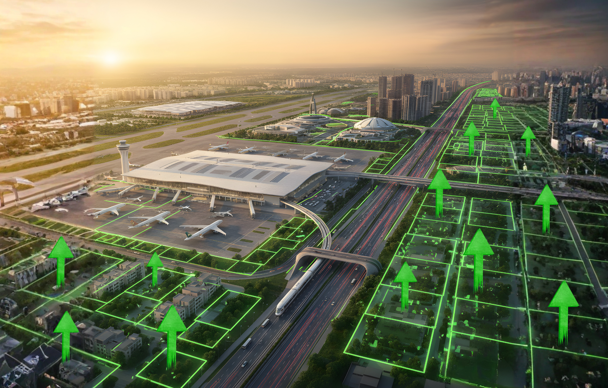 Noida International Airport property prices