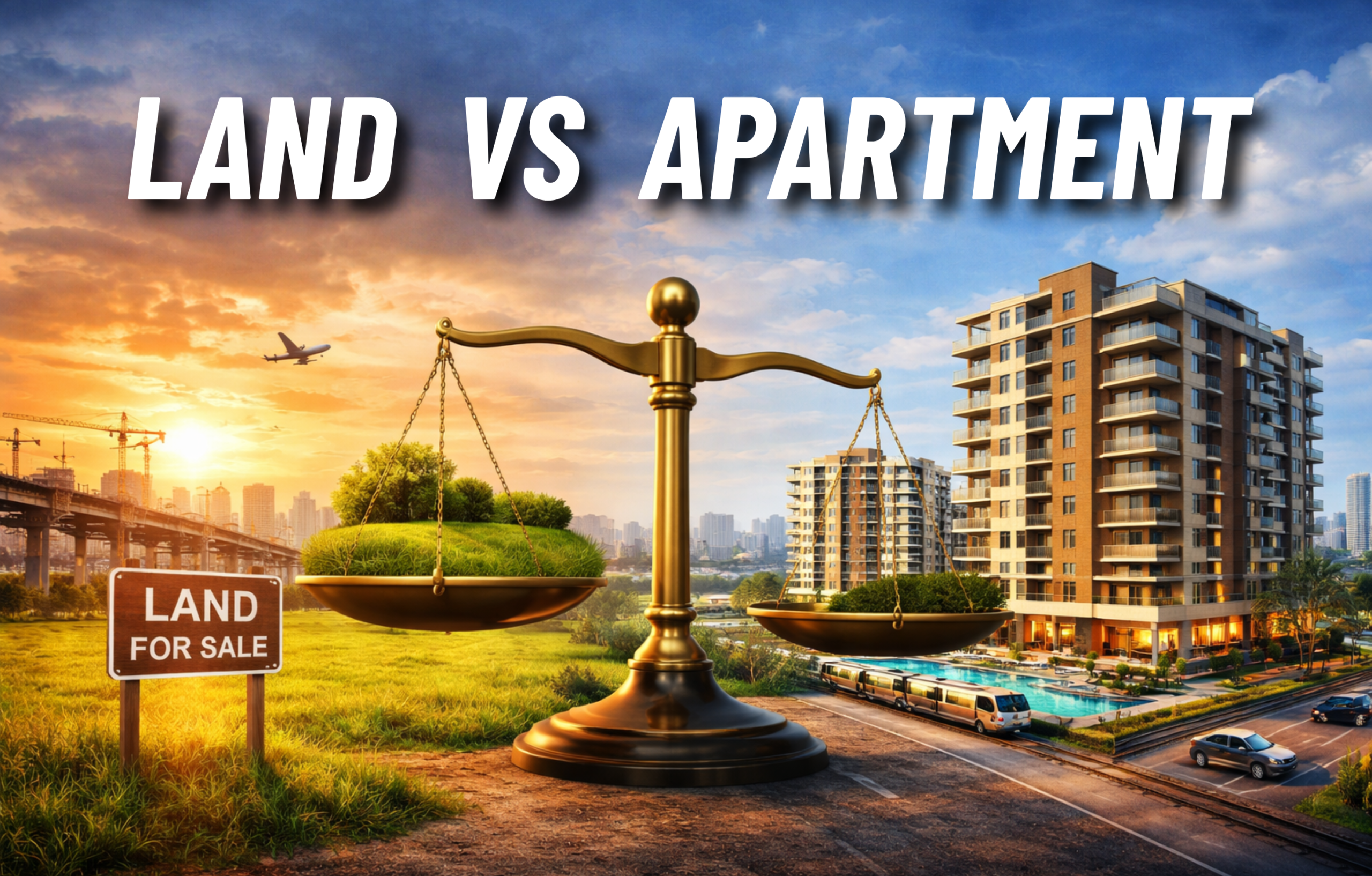 Land vs Apartment