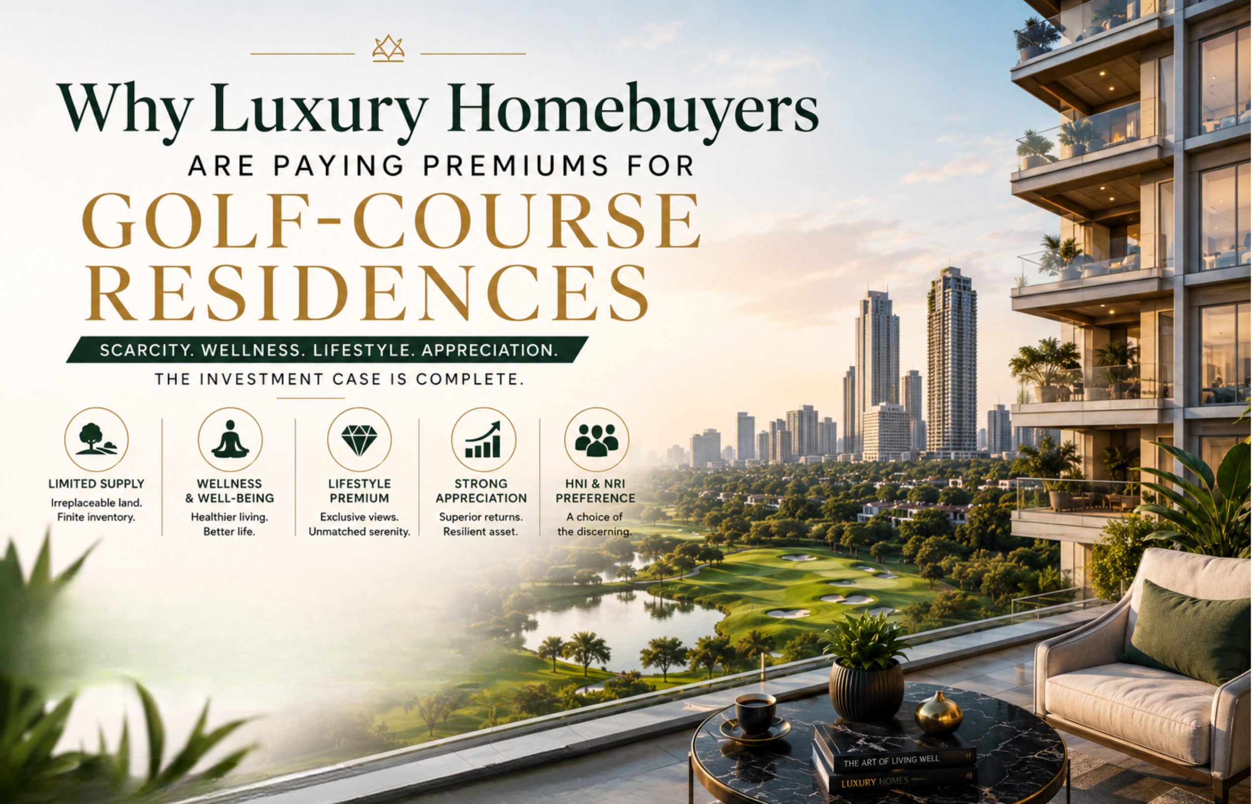 golf course residences premium India